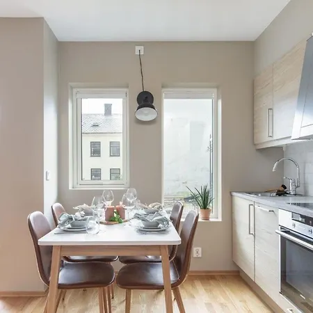 דירה Vicken Modern In The Vibrant Waterfront ברגן